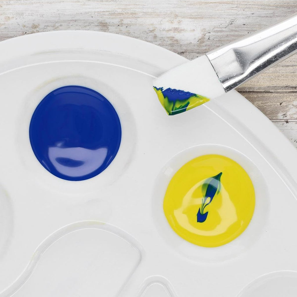 Pro Art Palette Plastic Round 10 Well Tray, Paint Palette, Paint Tray, Pallet, Tray Palette, Plastic Pallet, Trays, Pallete, Acrylic Palette Tray