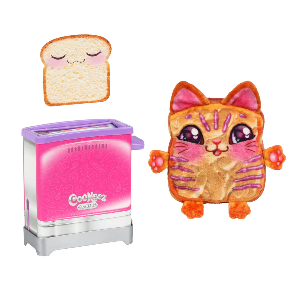 Cookeez Makery Toasty Treatz Toaster with Scented Plush Surprise, Pop-Tart Pop, Squishy Friend