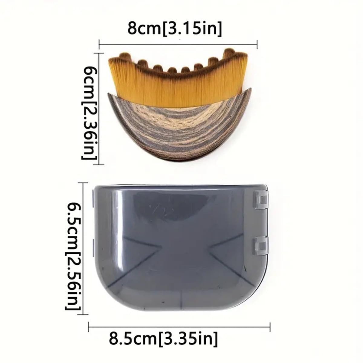 Lymphatic Contour Face Brush for Facial Massage, Rejuvenating & Depuffing - Manual Gua Sha Alternative for Jawline Lifting, Eye Bags, Double Chin & Neck Care(1 Pcs)