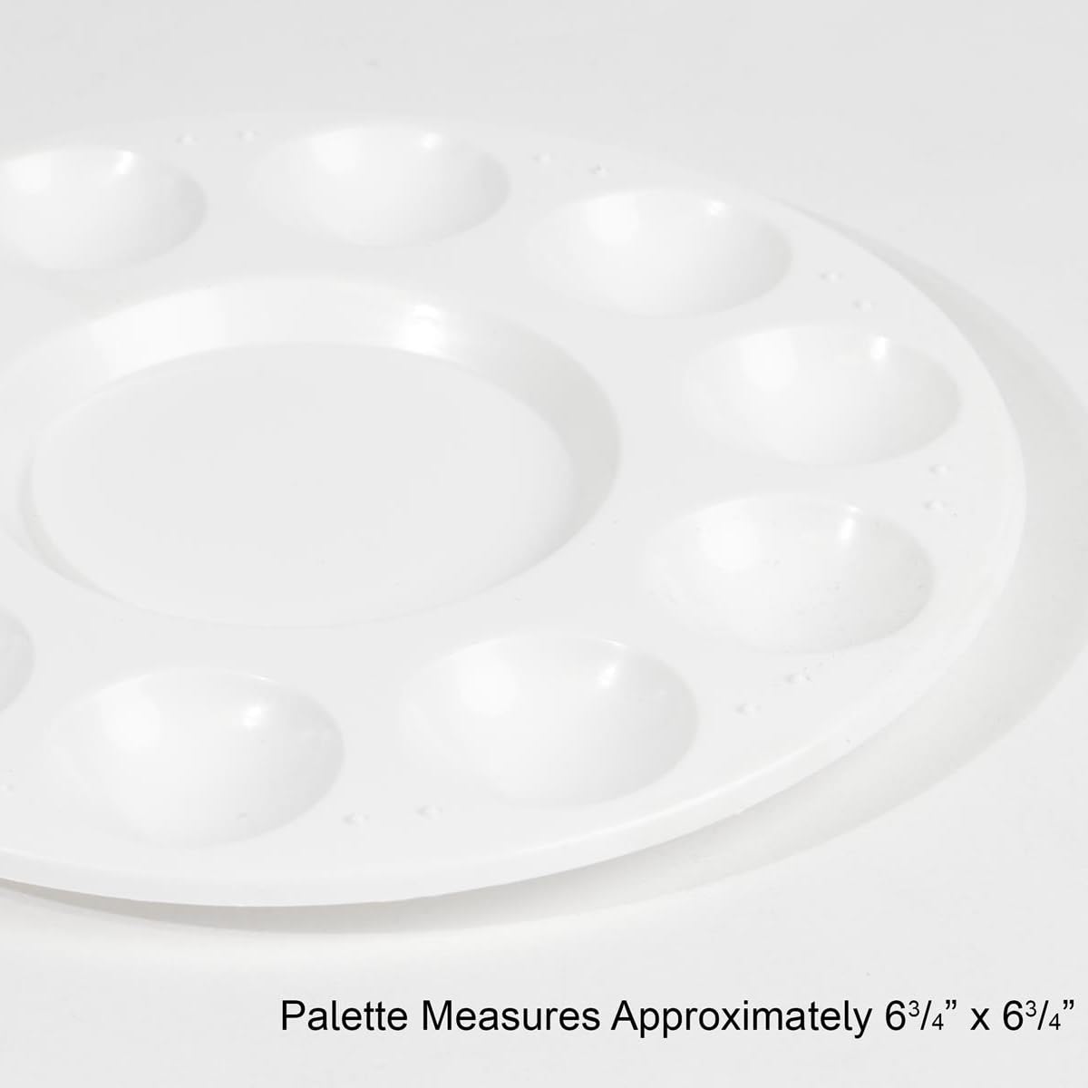 Pro Art Palette Plastic Round 10 Well Tray, Paint Palette, Paint Tray, Pallet, Tray Palette, Plastic Pallet, Trays, Pallete, Acrylic Palette Tray