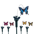 Vanki Solar Yard Stake Fluttering Insects, Solar or Battery Powered, 2 PCS Butterfly