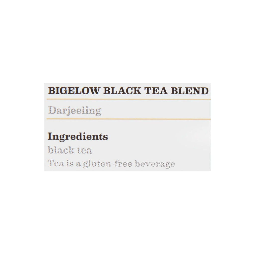 Bigelow Darjeeling Blend Tea 28-Count Box (Pack of 1) Black Tea Bold and Antioxidant-Rich Full Caffeine Black Tea in Foil-Wrapped Bags